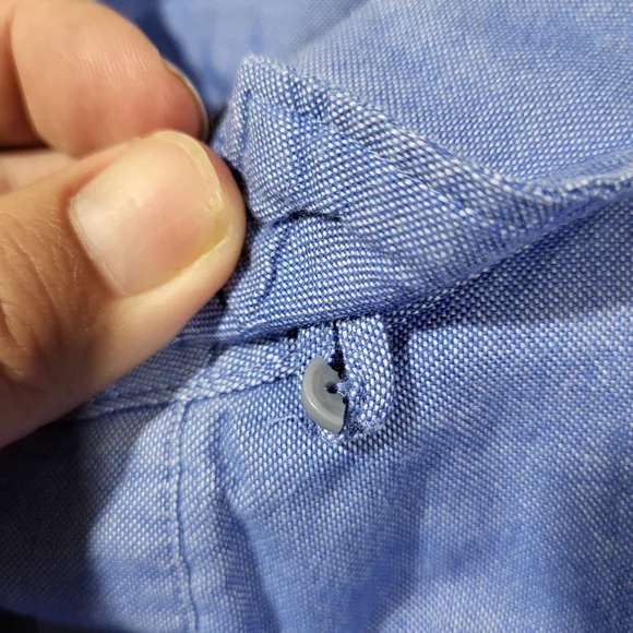 Lululemon Commission Long Sleeve Shirt Blue Mens Size Large! - Picture 7 of 14